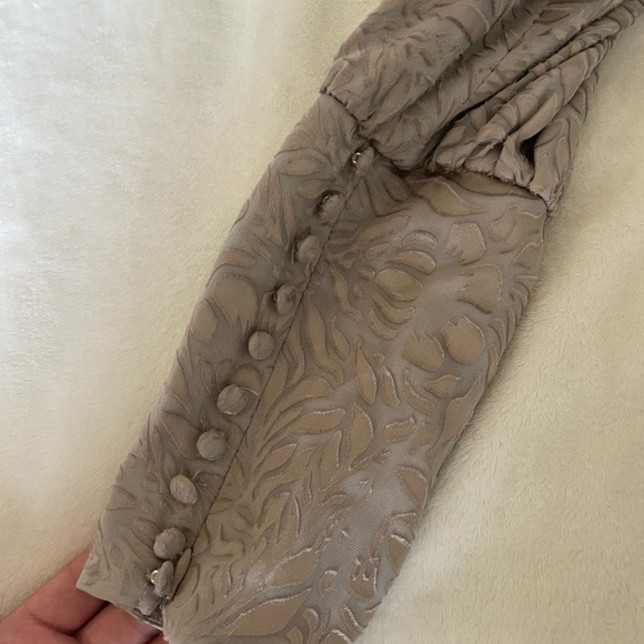 MISHA COLLECTION Cassandra Burnout Metallic Brocade dress - Picture 6 of 16